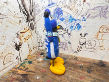 Load image into Gallery viewer, Peterborough United penguin 2025 shirt with vertu trophy winners 2025 on the back with woolly hat