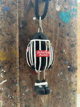 Load image into Gallery viewer, Notts County magpie rear mirror, car keyring or Christmas tree, decoration 2024 shirt