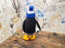 Load image into Gallery viewer, Peterborough United penguin 2011/12 with football and woolly hat