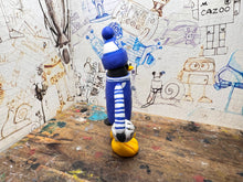 Load image into Gallery viewer, Birmingham City 1994 home shirt penguin with woolly hat & ball