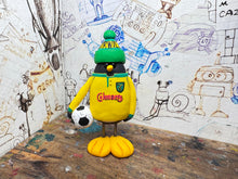 Load image into Gallery viewer, Norwich city penguin home shirt 1997/99 with woolly hat & ball
