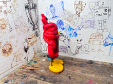 Load image into Gallery viewer, Cardiff devils hoodie penguin with little devil (penguin)