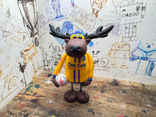 Load image into Gallery viewer, FA Cup football Mansfield town stag with his 2025/26 shirt & FA Cup football