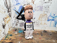 Load image into Gallery viewer, Adam Morgan btcc cartoon character car mirror keyring