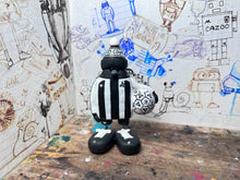 Load image into Gallery viewer, Notts County magpie 1978/83 kit with woolly hat