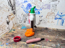 Load image into Gallery viewer, Shaun of the dead duck with removable parts and moving arm