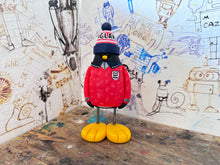 Load image into Gallery viewer, England penguins 1992 red shirt with woolly hat
