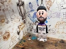 Load image into Gallery viewer, Dan rowbottom btcc cartoon character car mirror keyring