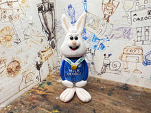 Load image into Gallery viewer, Peterborough United rabbit 2025 shirt with vertu trophy winners 2025 on the back with woolly hat