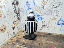 Load image into Gallery viewer, Notts County magpie home 1960s kit with woolly hat