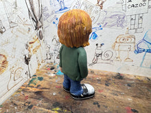 Load image into Gallery viewer, Nirvana Kurt Cobain anatomy T-shirt cartoon character handmade