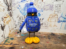 Load image into Gallery viewer, Birmingham City 1993 away shirt penguin with woolly hat & ball
