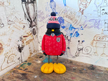 Load image into Gallery viewer, England penguins 1992 red shirt with woolly hat