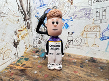 Load image into Gallery viewer, Adam Morgan btcc cartoon character car mirror keyring