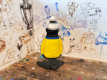 Load image into Gallery viewer, Notts County magpie retro kit 1978 away with woolly hat