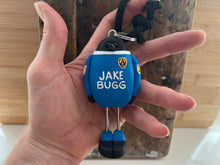 Load image into Gallery viewer, Notts County magpie rear mirror, car keyring or Christmas tree, decoration 2024 away shirt