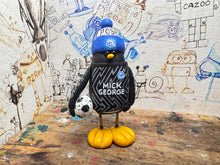Load image into Gallery viewer, Peterborough United goalkeeper penguin 2023/2024 with football and woolly hat (black)