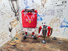 Load image into Gallery viewer, special edition not making any more one of a kind Nottingham Forest 2021/22 bird on wooden base with trophy (special edition not making any more one-of-a-kind)