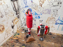 Load image into Gallery viewer, special edition not making any more one of a kind Nottingham Forest 2021/22 bird on wooden base with trophy (special edition not making any more one-of-a-kind)
