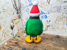 Load image into Gallery viewer, Nottingham Forest Brian Clough Merry Christmas jumper penguin with woolly hat