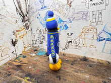 Load image into Gallery viewer, Wimbledon penguin home shirt 1988/89 with football and woolly hat