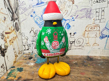 Load image into Gallery viewer, Nottingham Forest Brian Clough Merry Christmas jumper penguin with woolly hat