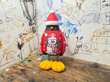Load image into Gallery viewer, Nottingham Forest Christmas showman jumper penguin with woolly hat
