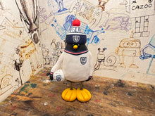 Load image into Gallery viewer, England penguin home shirt 1986 with woolly hat & ball