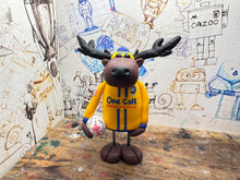 Load image into Gallery viewer, FA Cup football Mansfield town stag with his 2025/26 shirt & FA Cup football