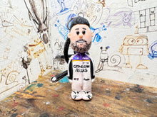 Load image into Gallery viewer, Dan rowbottom btcc cartoon character car mirror keyring