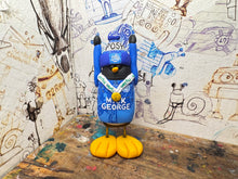 Load image into Gallery viewer, Peterborough United penguin 2025 shirt with vertu trophy winners 2025 on the back with woolly hat