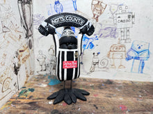 Load image into Gallery viewer, Notts County magpie home 2024 kit with woolly hat & scarf
