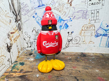 Load image into Gallery viewer, Wrexham AFC penguin with woolly hat
