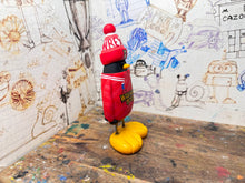 Load image into Gallery viewer, Wrexham AFC 1994 penguin with woolly hat