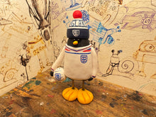 Load image into Gallery viewer, England penguin home shirt 1982 with woolly hat & ball