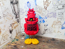 Load image into Gallery viewer, Cardiff devils hoodie penguin with little devil (penguin)