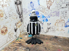 Load image into Gallery viewer, Notts County magpie home 1960s kit with woolly hat