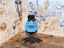 Load image into Gallery viewer, Notts County magpie retro kit 1989 away with woolly hat