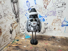 Load image into Gallery viewer, Notts County Christmas jumper, magpie rear mirror, car keyring or Christmas tree, decoration snowman jumper 