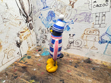 Load image into Gallery viewer, Queens Park Rangers penguin 1985/86 with football and woolly hat