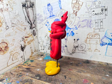 Load image into Gallery viewer, Cardiff devils hoodie penguin with little devil (penguin)