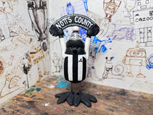 Load image into Gallery viewer, Notts County magpie home 1978 kit with woolly hat & scarf