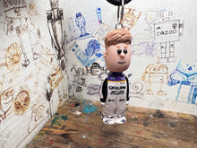 Load image into Gallery viewer, Adam Morgan btcc cartoon character car mirror keyring