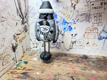 Load image into Gallery viewer, Notts County Christmas jumper, magpie rear mirror, car keyring or Christmas tree, decoration snowman jumper 