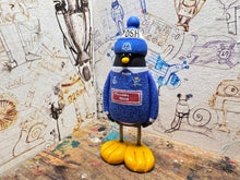 Load image into Gallery viewer, Peterborough United big penguin home shirt 1992/93 with woolly hat
