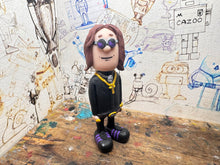 Load image into Gallery viewer, Ozzy Osbourne cartoon character with moving head