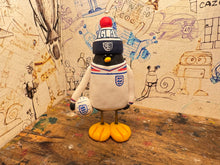 Load image into Gallery viewer, England penguin home shirt 1982 with woolly hat & ball