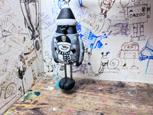 Load image into Gallery viewer, Notts County Christmas jumper, magpie rear mirror, car keyring or Christmas tree, decoration snowman jumper 