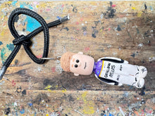 Load image into Gallery viewer, Adam Morgan btcc cartoon character car mirror keyring
