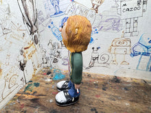 Load image into Gallery viewer, Nirvana Kurt Cobain anatomy T-shirt cartoon character handmade